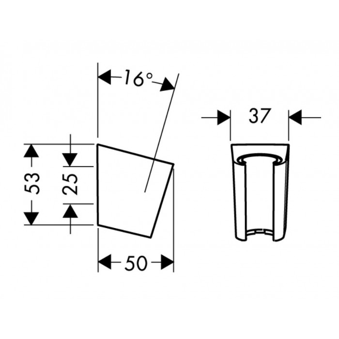 Держатель для душа Hansgrohe Raindance 28331000 хром