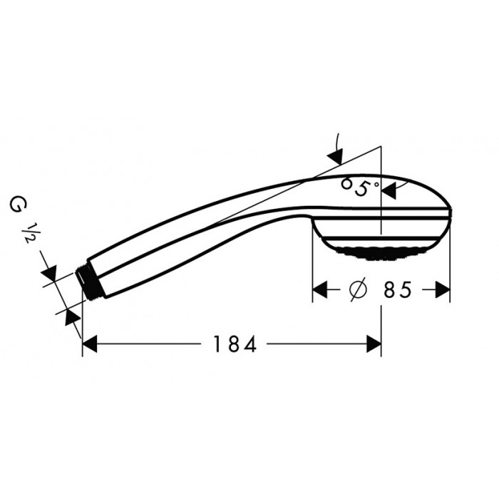 Душевая лейка Hansgrohe Crometta 2jet Vario 28562000 хром