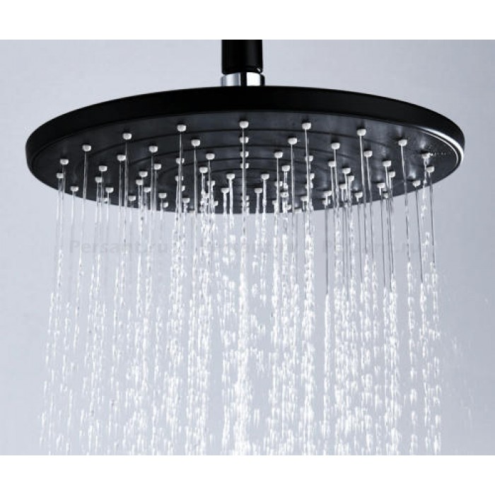 Верхний душ WasserKRAFT A077 черный матовый