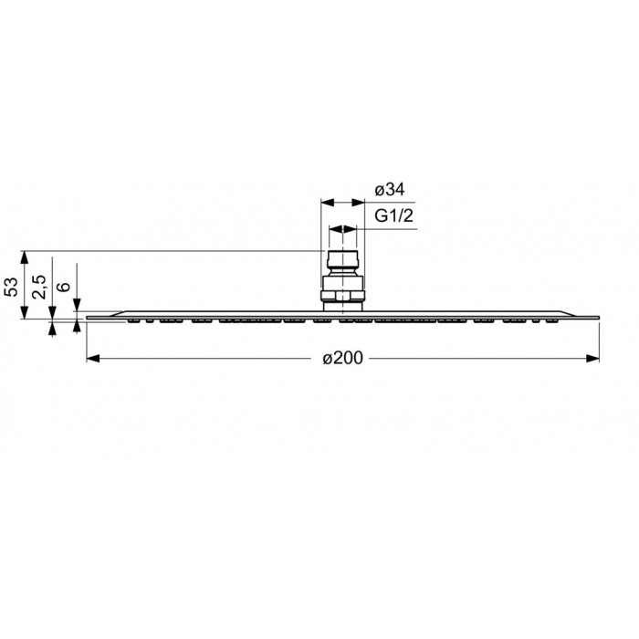 Верхний душ Ideal Standard IdealRain lux B0383MY
