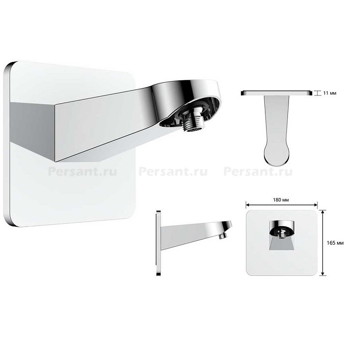 Верхний душ Vincea Inspire VSHD-3I4CCH 32 см, хром