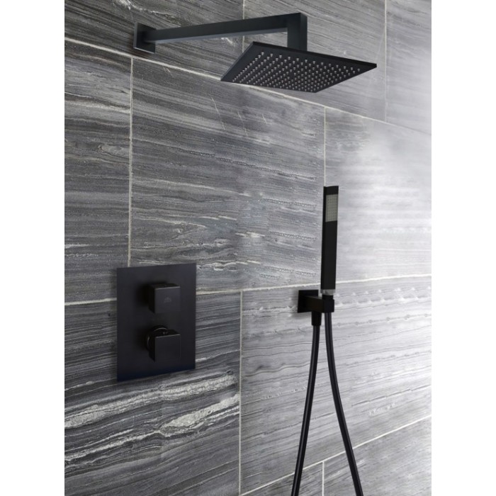 Верхний душ Paffoni Syncro ZSOF075NO/ZSOF063NO черный матовый