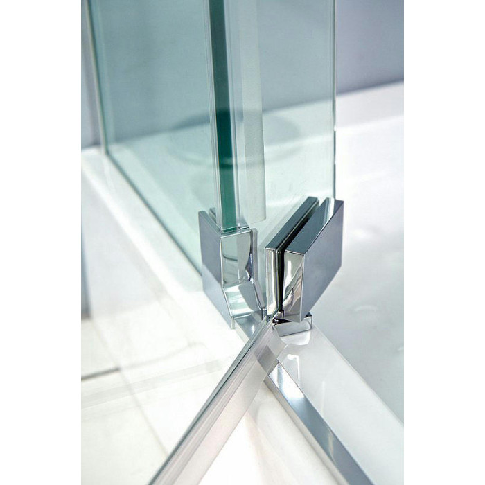 Душевой уголок Cezares Slider 90x90 SLIDER-AH-1-90-80/90-GRIGIO-BORO золото брашированное стекло серое