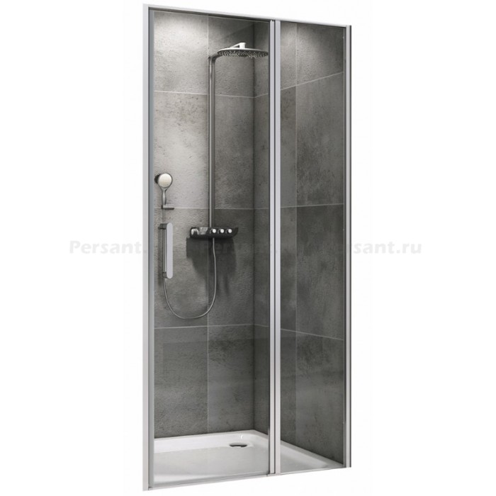 Душевая дверь Abber Sonnenstrand 100 AG04100S профиль Хром стекло прозрачное
