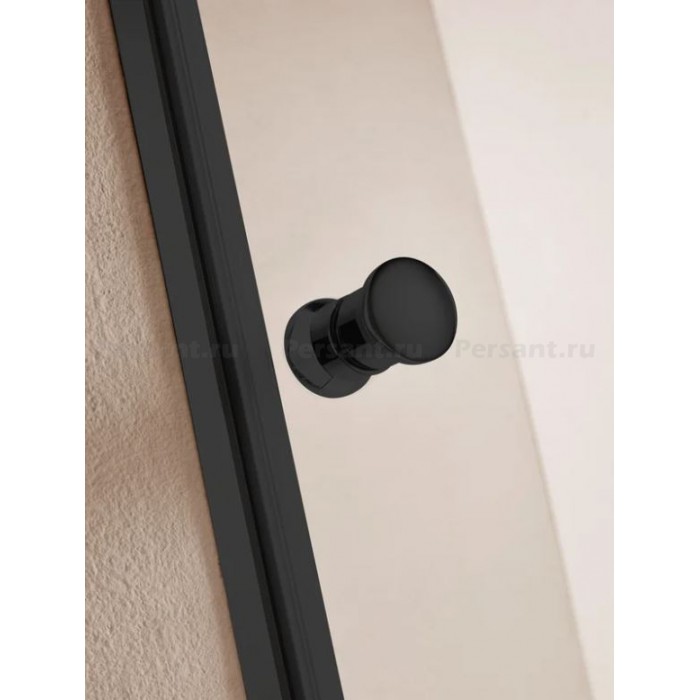 Душевая дверь Cezares Eco 90 ECO-O-B-1-90-C-NERO профиль черный стекло прозрачное