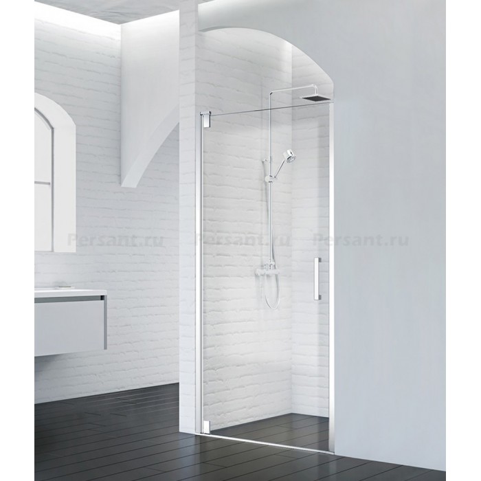 Душевая дверь BelBagno Marmi 100 MARMI-B-1-100-C-Cr профиль хром стекло прозрачное