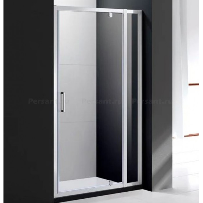 Душевая дверь Cezares Molveno 110 MOLVENO-BA-11-90+20-C-Cr-IV профиль хром стекло прозрачное