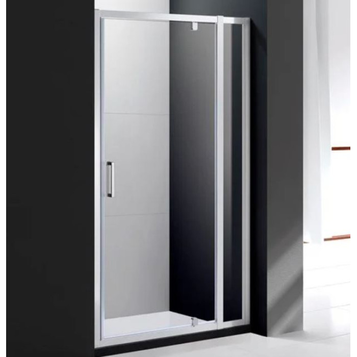 Душевая дверь Cezares Molveno 130 MOLVENO-BA-11-100+30-C-Cr-IV профиль хром стекло прозрачное