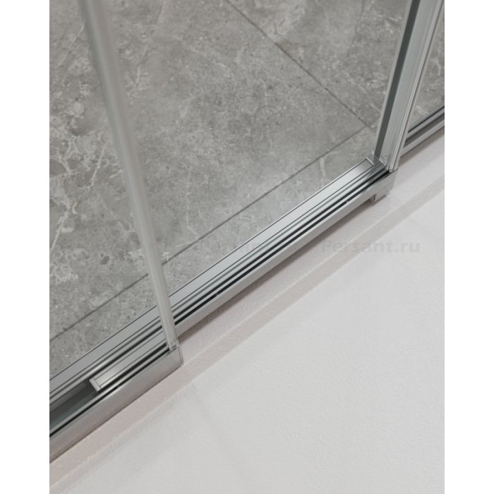 Душевой уголок Cezares Molveno 120x90 MOLVENO-AHF-31-120/90-C-BORO-IV золото брашированное стекло прозрачное
