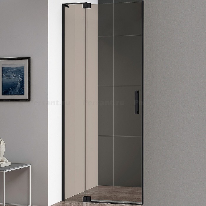 Душевая дверь Cezares Slider 80 SLIDER-B-1-70/80-BR-NERO профиль черный стекло бронзовое