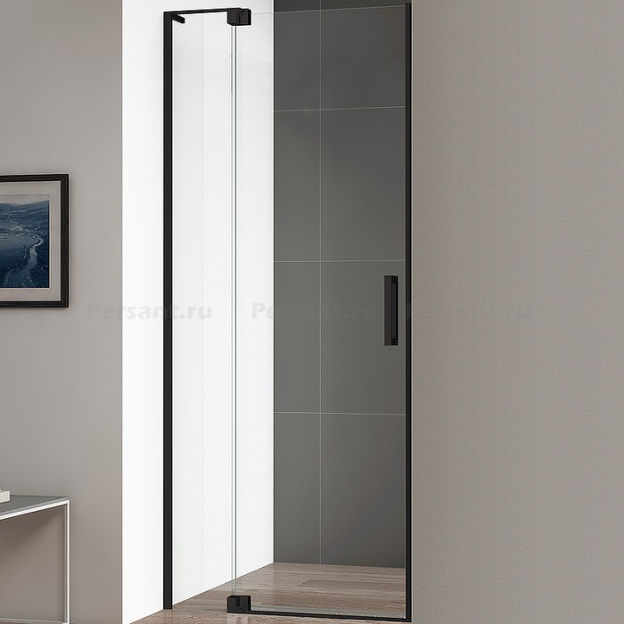Душевая дверь Cezares Slider 90 SLIDER-B-1-80/90-C-NERO профиль черный стекло прозрачное