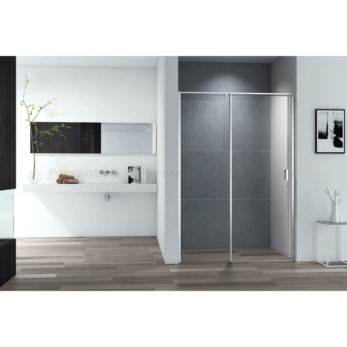 Душевая дверь Cezares Urban 110 URBAN-B-12-110-C-CR профиль хром стекло прозрачное