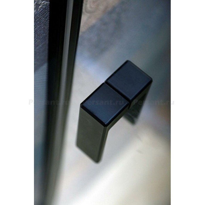 Душевая дверь Cezares Urban 120 URBAN-B-12-120-C-NERO профиль черный стекло прозрачное