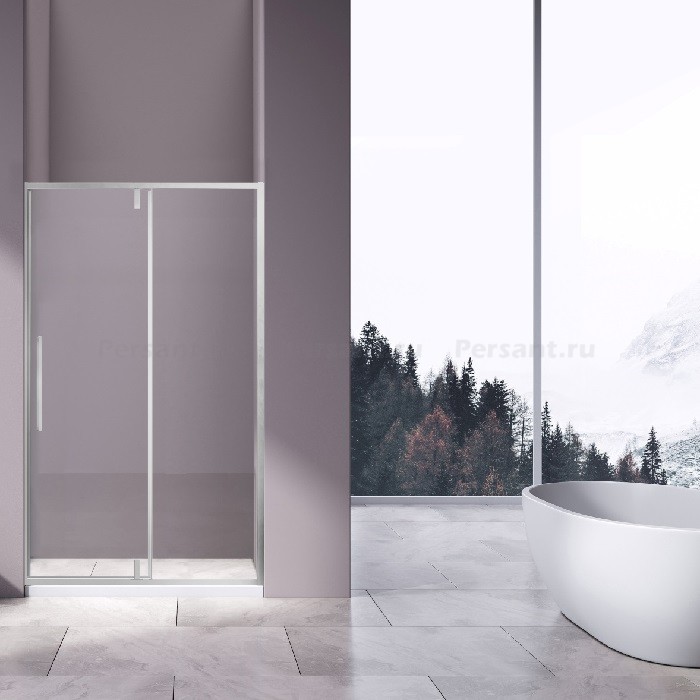 Душевая дверь Vincea Slim-N 120 VDP-4SN120CL профиль хром, стекло прозрачное