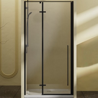 Душевая дверь Vincea Slim-N 100 VDPH-5SN100CLB профиль черный, стекло прозрачное