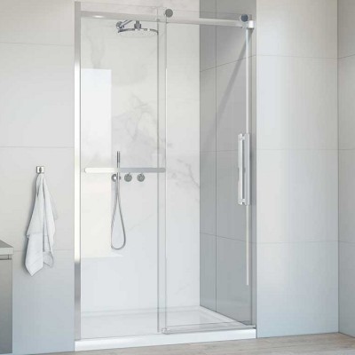 Душевая дверь Vincea Como Soft 120 VDS-1CS120CL профиль хром, стекло прозрачное