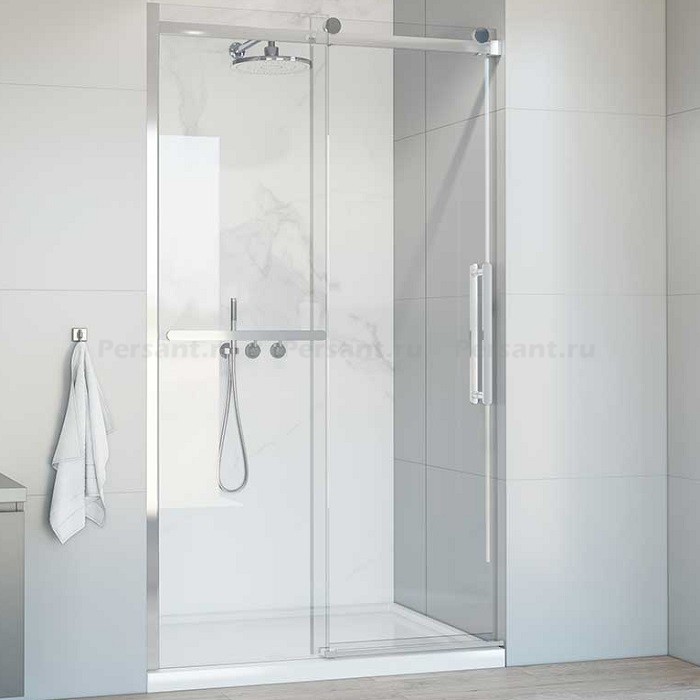 Душевая дверь Vincea Como Soft 120 VDS-1CS120CL профиль хром, стекло прозрачное
