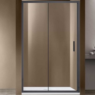 Душевая дверь Vincea Garda 105 VDS-1G105CLGM вороненая сталь, стекло прозрачное