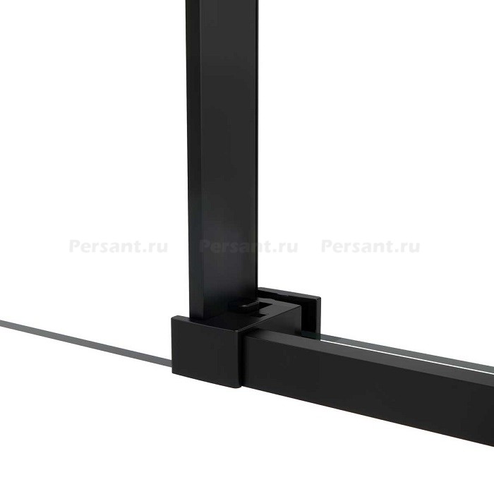 Душевая дверь Vincea Slim Soft 100 VDS-1SS100CLB профиль черный, стекло прозрачное