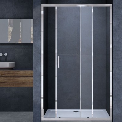 Душевая дверь Vincea Alpha 120 VDS-3AL120CL профиль хром, стекло прозрачное