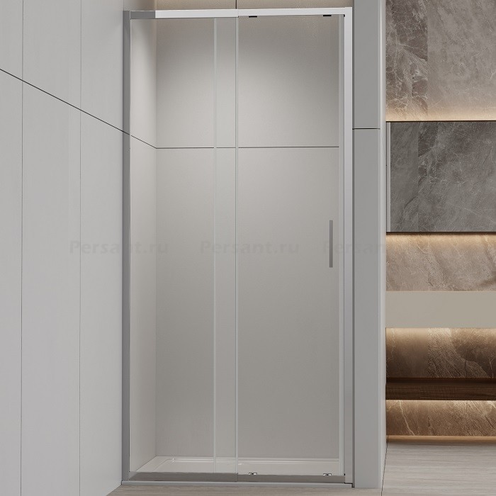 Душевая дверь Vincea Rapid-N 110-120 VDS-3RN11/12CL профиль хром, стекло прозрачное