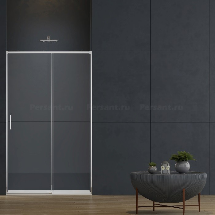 Душевая дверь Vincea Soft 2 100 см VDS-3SO2100CL профиль хром, стекло прозрачное