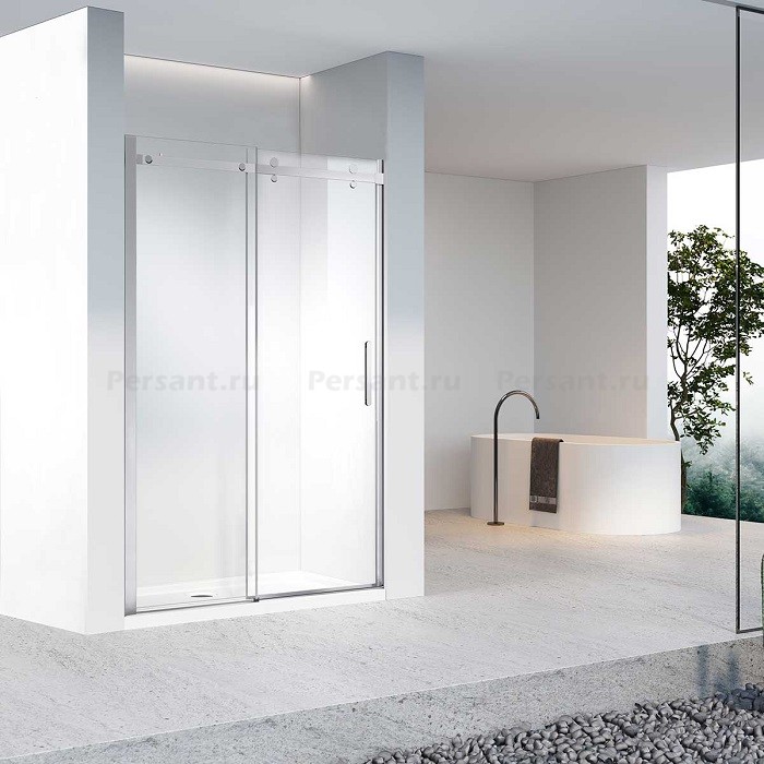 Душевая дверь Vincea Como-N 120 VDS-4CN120CL профиль хром, стекло прозрачное