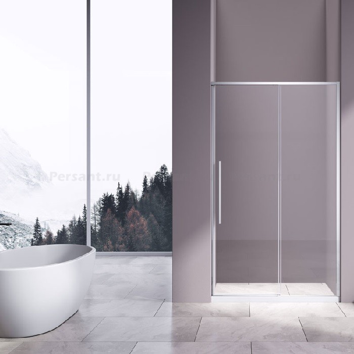 Душевая дверь Vincea Slim-N 120 VDS-4SN120CL профиль хром, стекло прозрачное