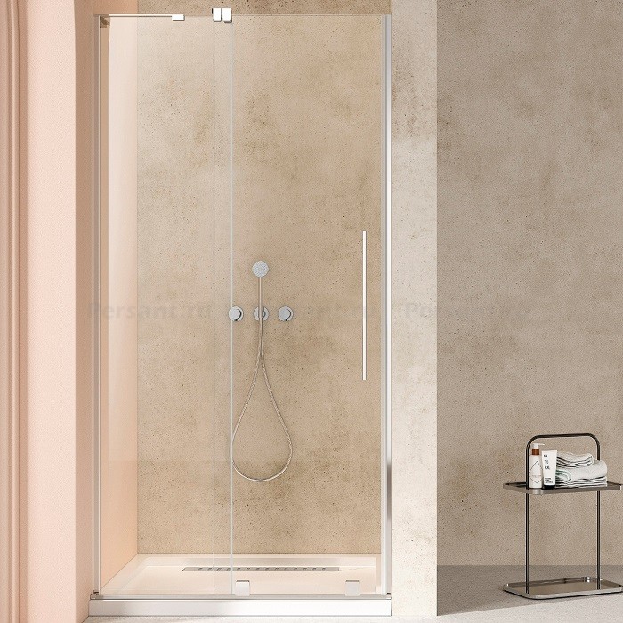 Душевая дверь Vincea Walk-In 120 VDS-4WSL120CL-L левая, профиль хром, стекло прозрачное