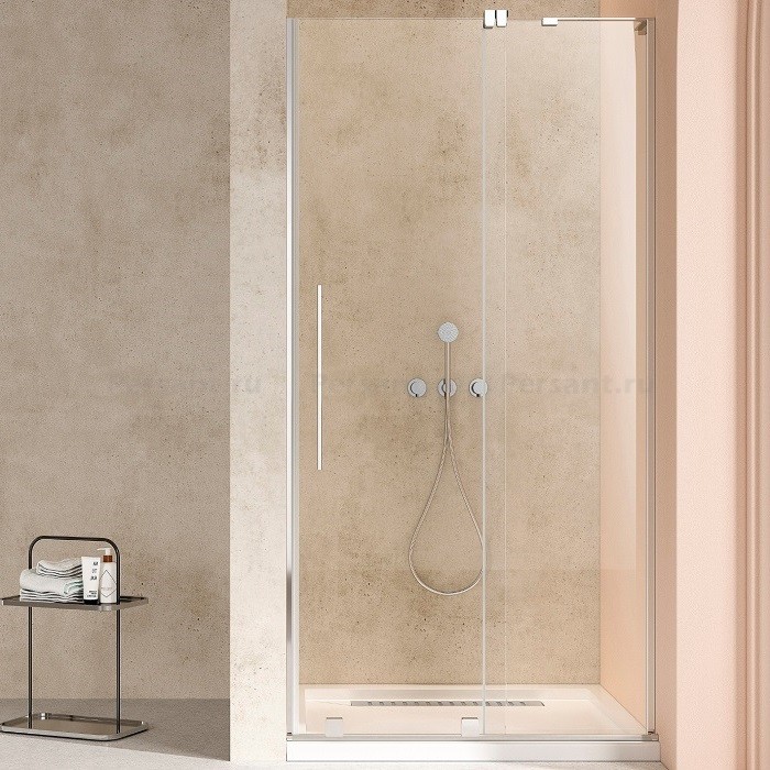 Душевая дверь Vincea Walk-In 120 VDS-4WSL120CL-R правая, профиль хром, стекло прозрачное