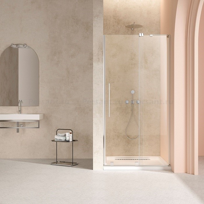 Душевая дверь Vincea Walk-In 120 VDS-4WSL120CL-R правая, профиль хром, стекло прозрачное