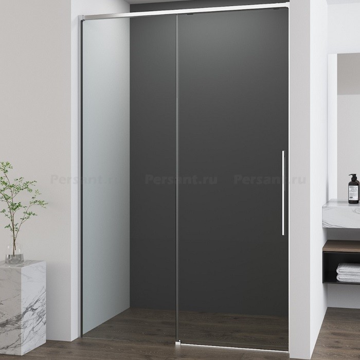 Душевая дверь Vincea Ultima 110 VDS-7UL110CL профиль хром, стекло прозрачное