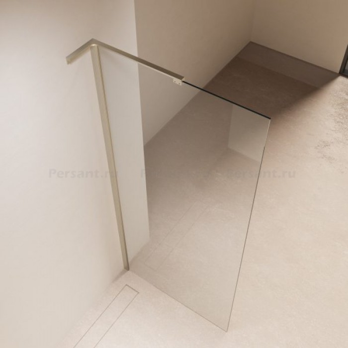 Душевая перегородка Vincea Walk-In 110 VLSW-1H110CLBN профиль никель, прозрачное стекло