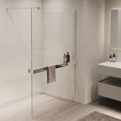 Душевая перегородка Vincea Walk-In 90 VSW-1HR900CL профиль хром, прозрачное стекло