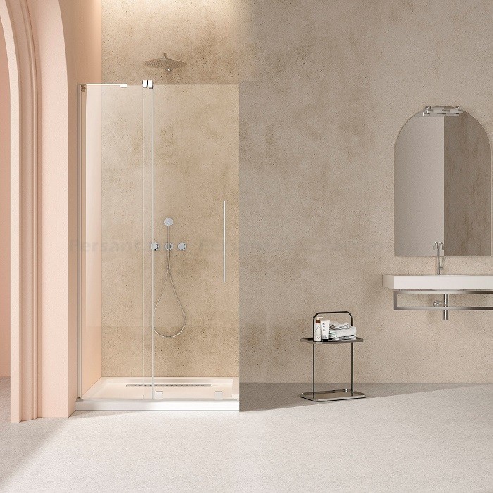 Душевая перегородка Vincea Walk-In 120 VSW-4WSL120CL-L хром, прозрачное стекло, левосторонняя