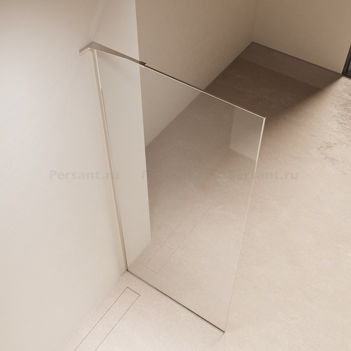 Душевая перегородка Vincea Walk-In 100 VSWL-7HS100CL профиль хром, прозрачное стекло