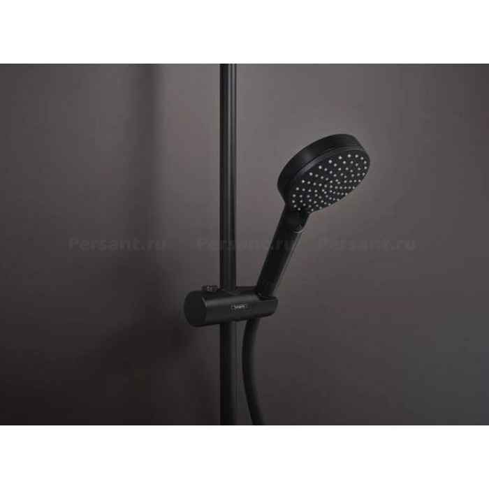Душевая система Hansgrohe Vernis Shape Showerpipe 230 26282670 без смесителя, черная матовая