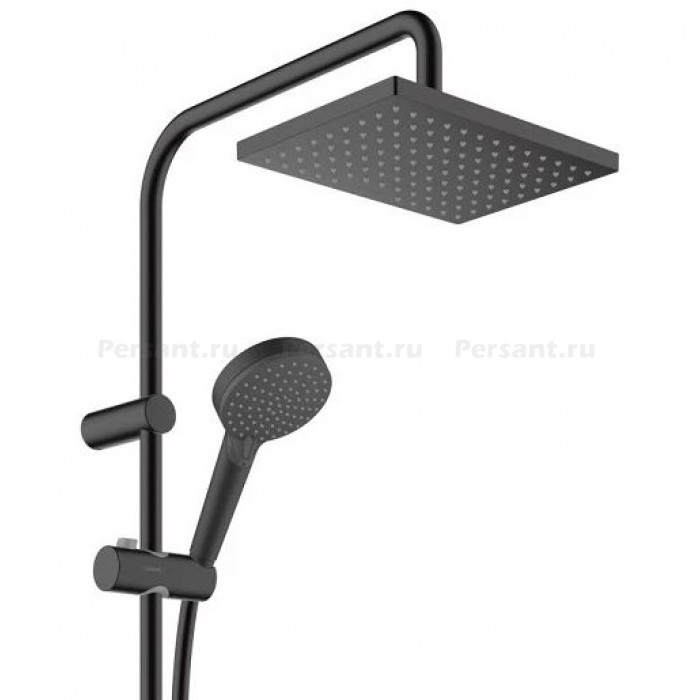Душевая система Hansgrohe Vernis Shape Showerpipe 230 26282670 без смесителя, черная матовая