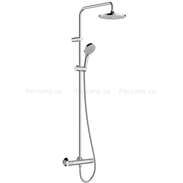 Душевая стойка Hansgrohe 26276000 Vernis Blend Showerpipe 200 1jet c термостатом, хром