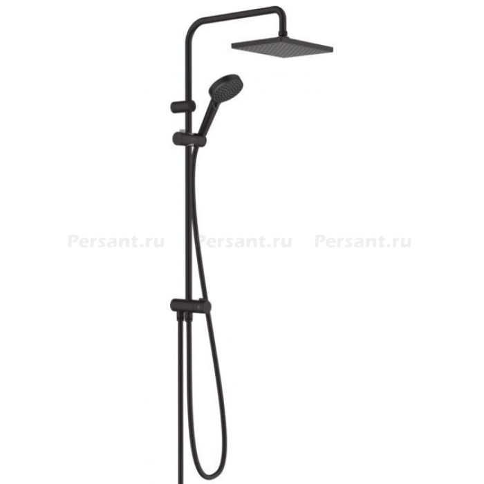 Душевая система Hansgrohe Vernis Shape Showerpipe 230 26282670 без смесителя, черная матовая