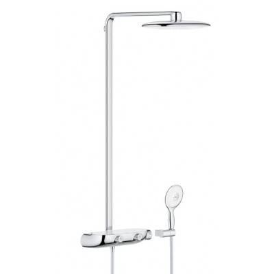 Душевая стойка Grohe Rainshower SmartControl 360 MONO 26361LS0 с термостатом, белая луна