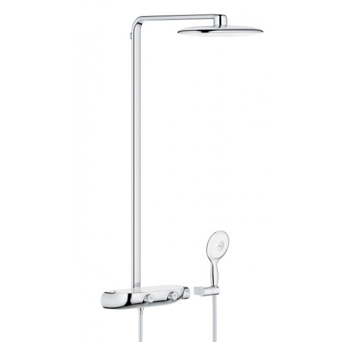 Душевая стойка Grohe Rainshower SmartControl 360 MONO 26361LS0 с термостатом, белая луна