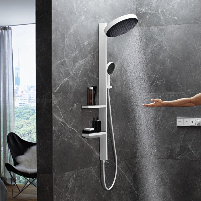 Душевая система Hansgrohe Rainfinity 360 1jet 26842700 без смесителя, белая