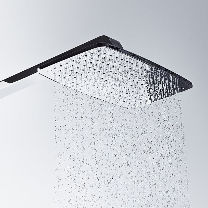 Душевая стойка Hansgrohe Raindance Select E 27112400 с термостатом, белый/хром