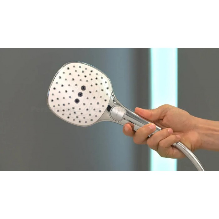 Душевая стойка Hansgrohe Raindance Select E 27113400 с термостатом, белый/хром