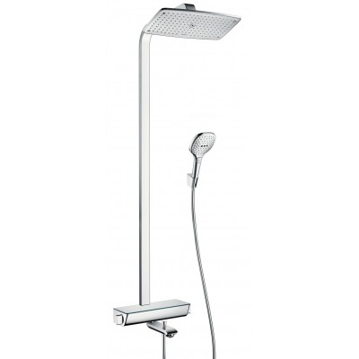 Душевая стойка Hansgrohe Raindance Select E 27113000 с термостатом, хром