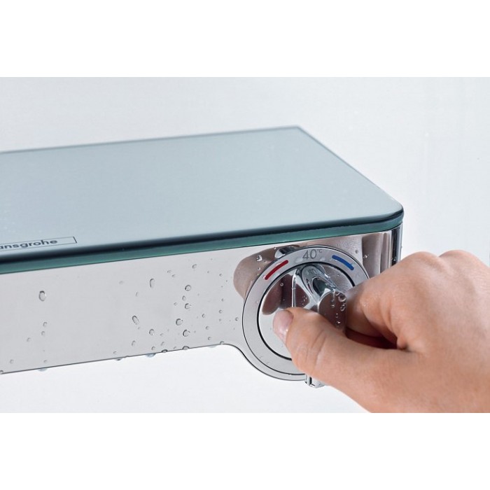 Душевая стойка Hansgrohe Raindance Select E 300 3jet 27127400 с термостатом, белый/хром
