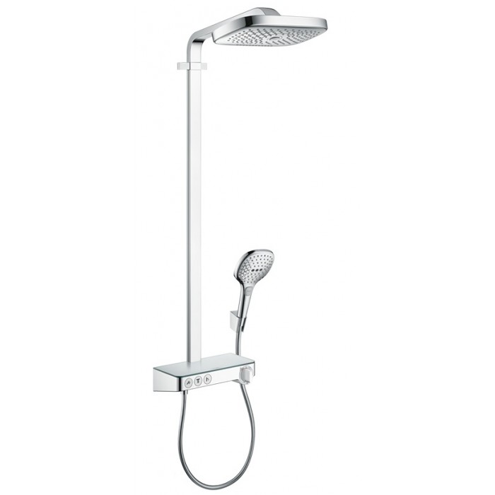 Душевая стойка Hansgrohe Raindance Select E 300 3jet 27127000 с термостатом, хром