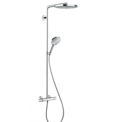 Душевая стойка Hansgrohe Raindance Select S 240 2jet 27129400 с термостатом, белый/хром