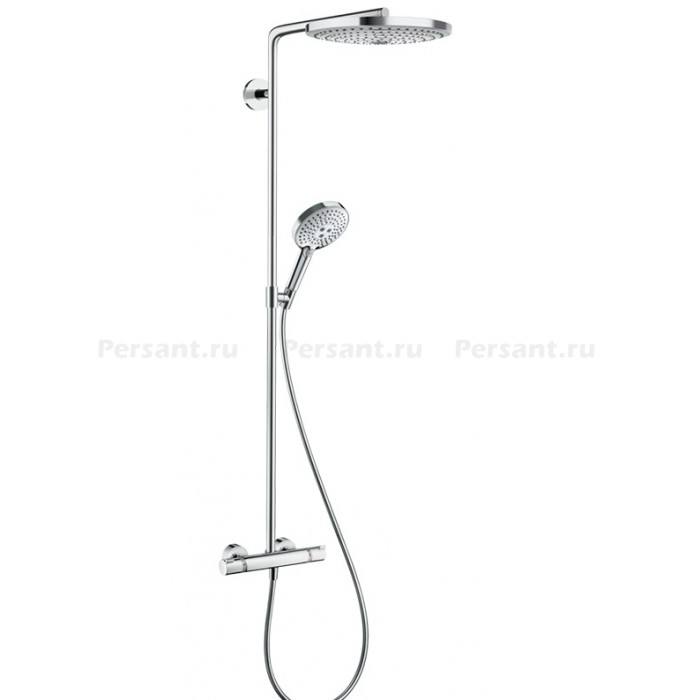 Душевая стойка Hansgrohe Raindance Select 300 2jet 27133000 с термостатом